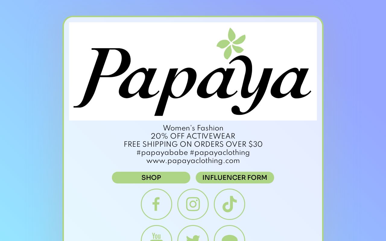 papaya clothing logo
